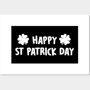 Happy st patrick day Posters and Art